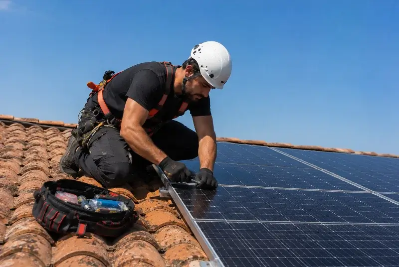 Maintenance et monitoring de panneaux solaires à Bourgnac