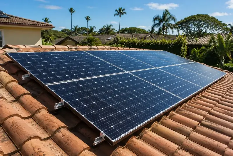 Installation de panneaux solaires à Bourgnac